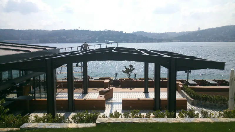 Стальная структура многоэтажная широкопролетная Коммерческая здания магазин Кафе Ресторан CE | ISO EN