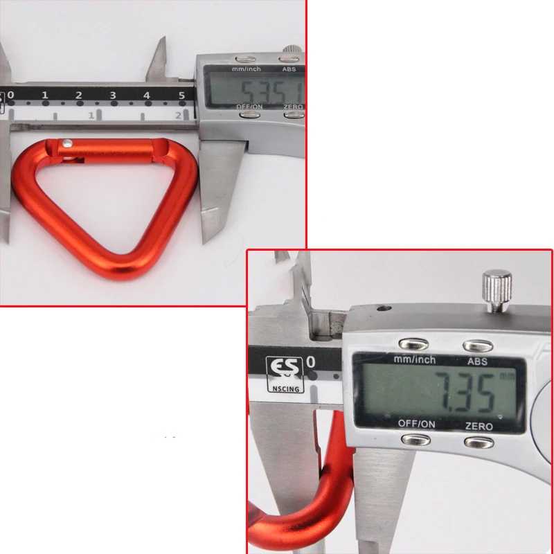 Factory Direct Triangle Carabiner Outdoor Aluminum Buckle Hooks