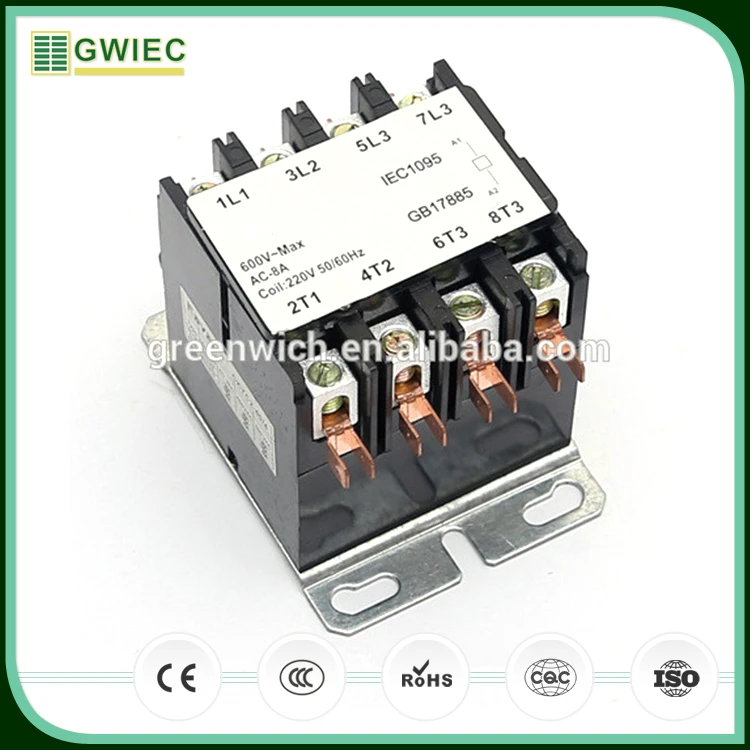GWIEC Инновационные Продукты CJX9 50A 240 В 4 Полюса DP Терминал Контактор С Дешевым Ценой