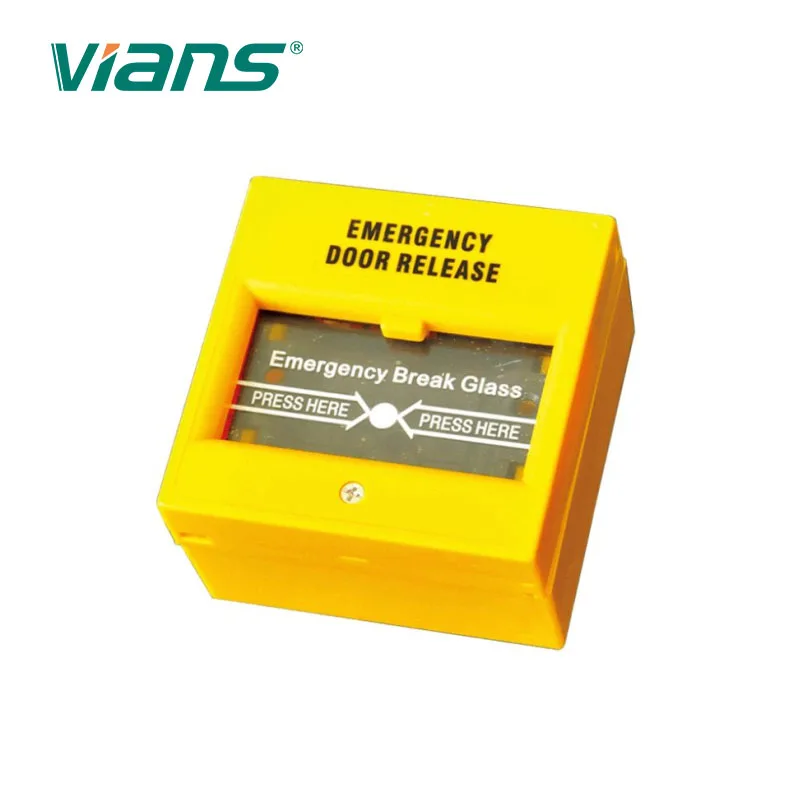 double polarity break glass fire emergency push button