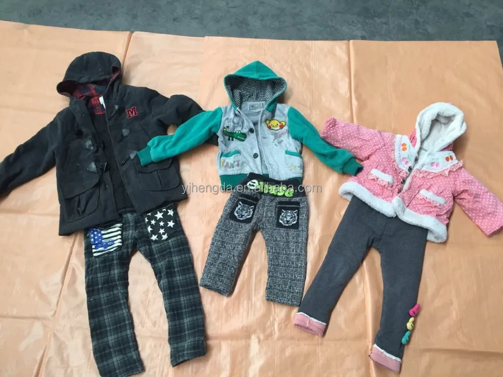 used clothes for winter for Africa Kenya  mid-east used children winter jacket