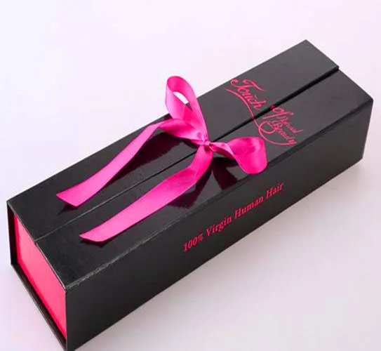
Luxury hair extension packaging box wholesale 