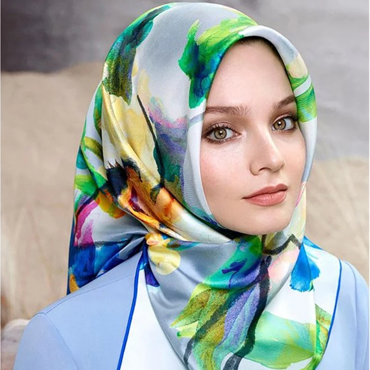 100% Silk Scarf Fabric Comfortable Satin Silk Scarf Runmei Silk Scarf Wholesale China