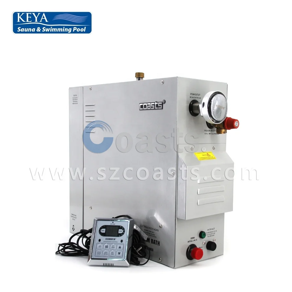 
2 minutes fast steam Coasts steam generator 9kw steam shower generator for hammam 