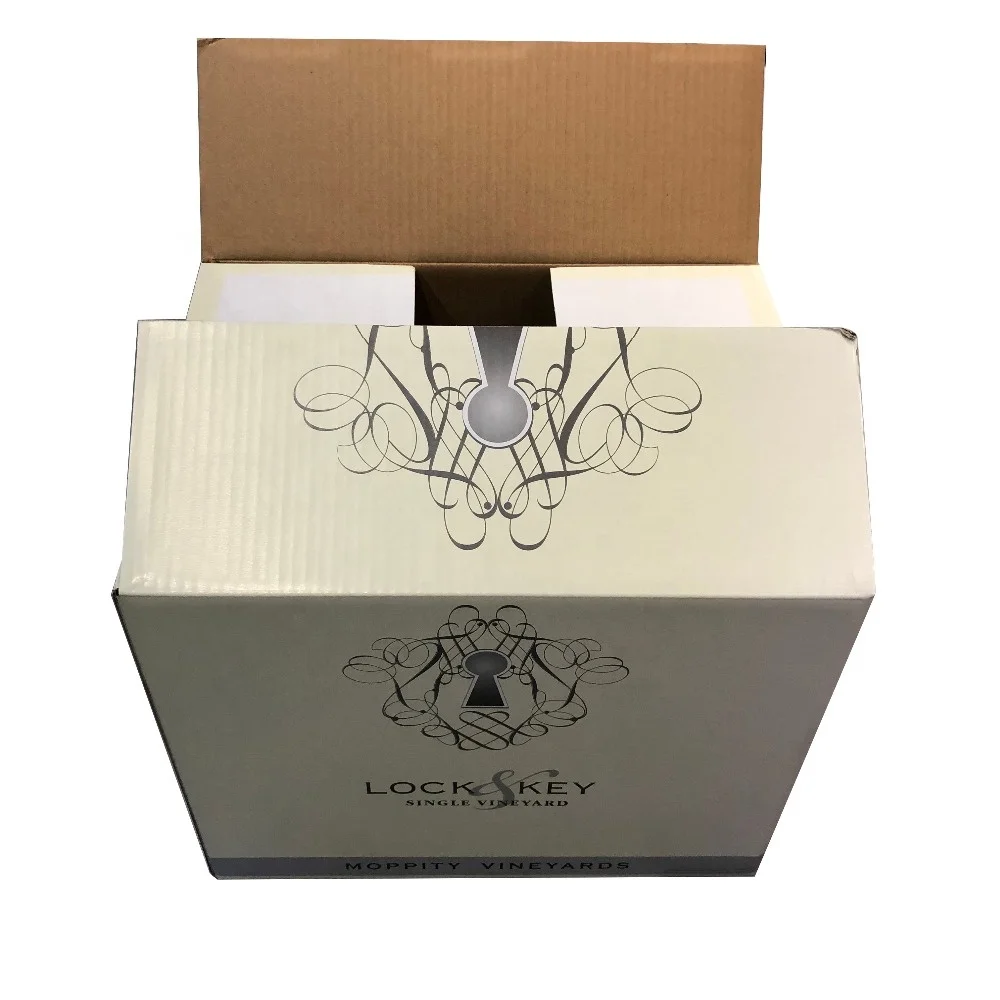 Waterproof custom printing CMYK Full 4 color cardboard corrugated shipping carton box