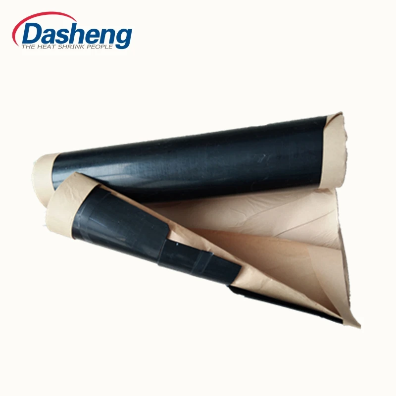 Pipeline 3LPE Heat Shrink Wrap around Sleeve with Closure Patches