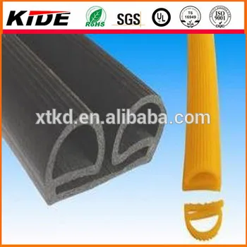 Solid P shaped rubber gasket cold room door seal