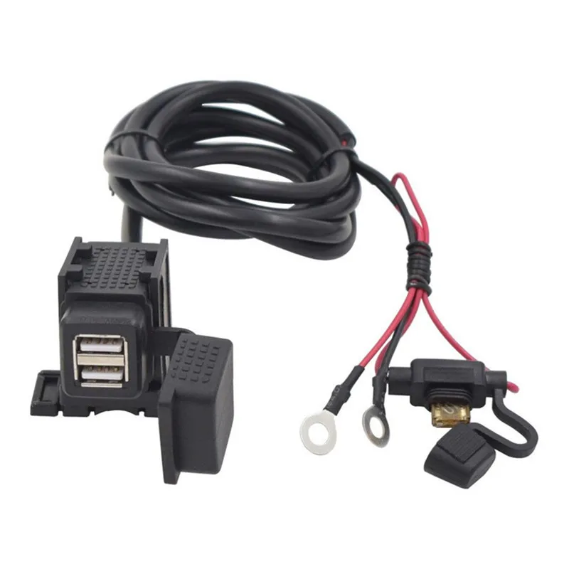 12v to 24v waterproof cargador usb doble motocicleta for cellphones