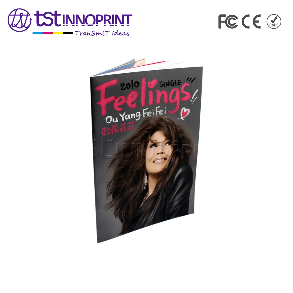  Custom Colorful Brochure Catalogue Magazine Printing Service