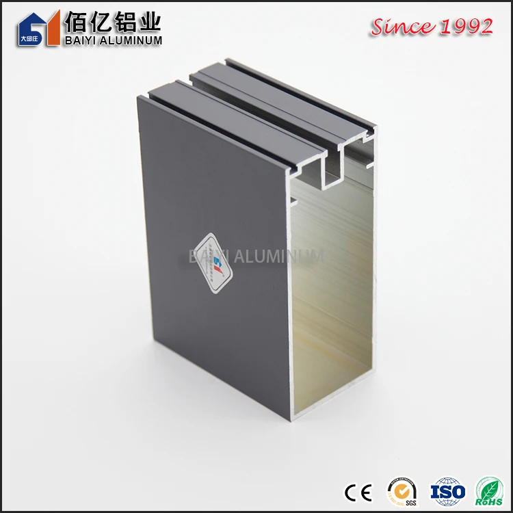 Manufacturer Unitized System Aluminum Curtain Wall Extrusion Profile Design