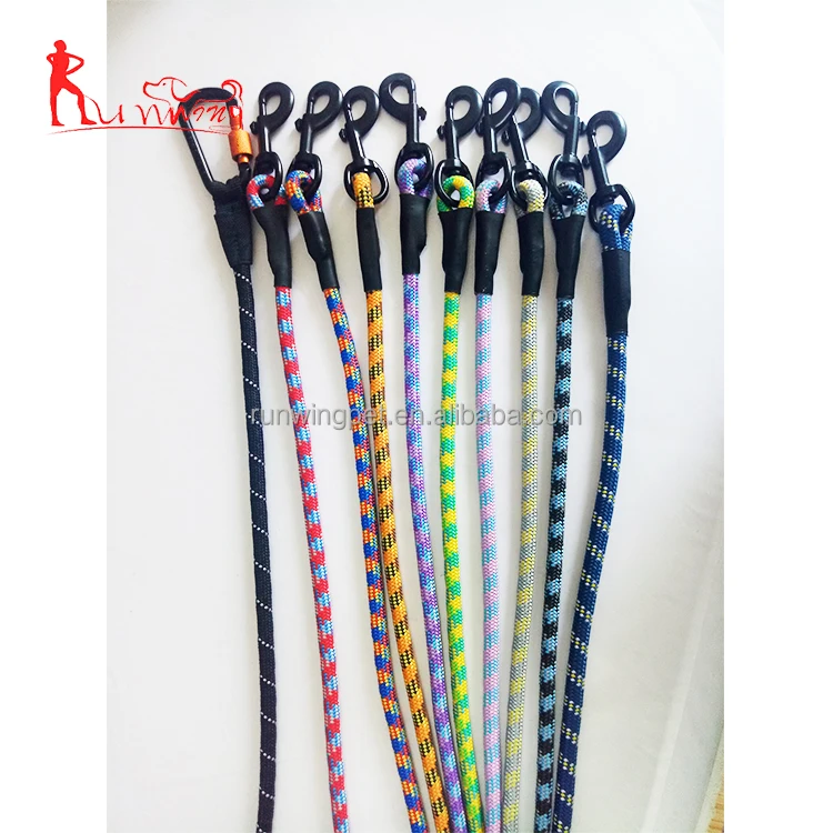 Pet products secure mountain climbing rope dog lead Premium dog leash for all size dogs