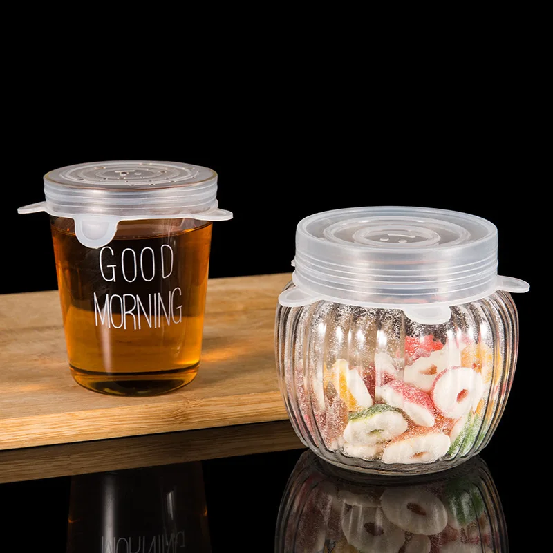 Amazon Explosion Models Silicone Fresh Cover 6 Sets of Stretchable Multifunctional Fruit and Vegetable Fresh-keeping Film Fresh