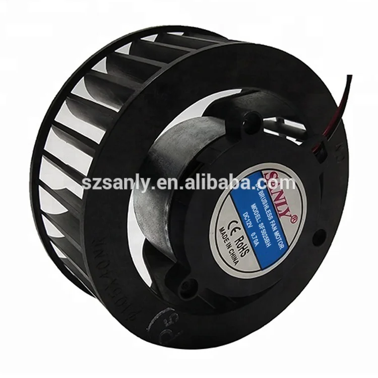 SANLY 10540 105x40mm Plastic Impeller 56.5CFM 12V DC brushless Centrifugal Fan