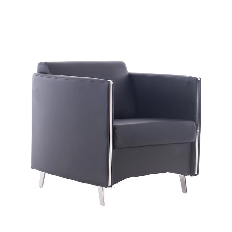 
David HL-8001 Popular Modern Classic Design Old Style Vintage Leather Sectional office Sofa 