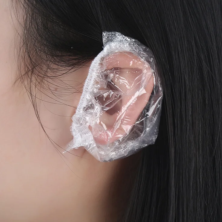 
disposable ear cape earmuff ear cover for salon barber shop 