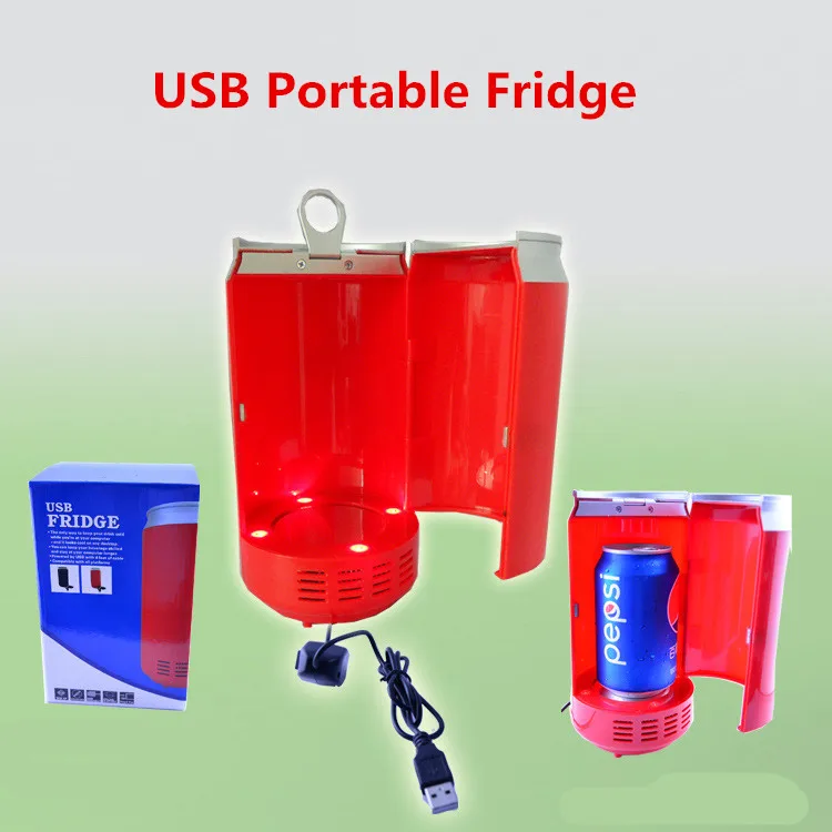 Настольный мини-холодильник с USB и функцией охлаждения