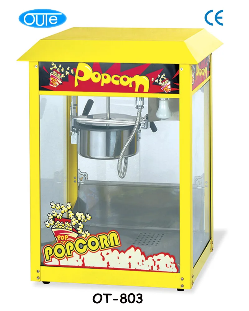 High quality commercial automatic Electric counter top 16-Oz popcorn packaging machine with popcorn popper(OT-166)