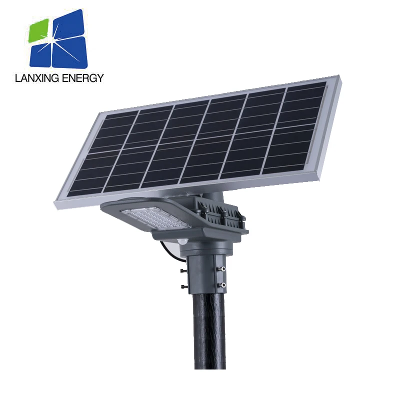 Intelligent Light controller  all in one  Sperate aluminum waterproof Ip65 20w led solar street light