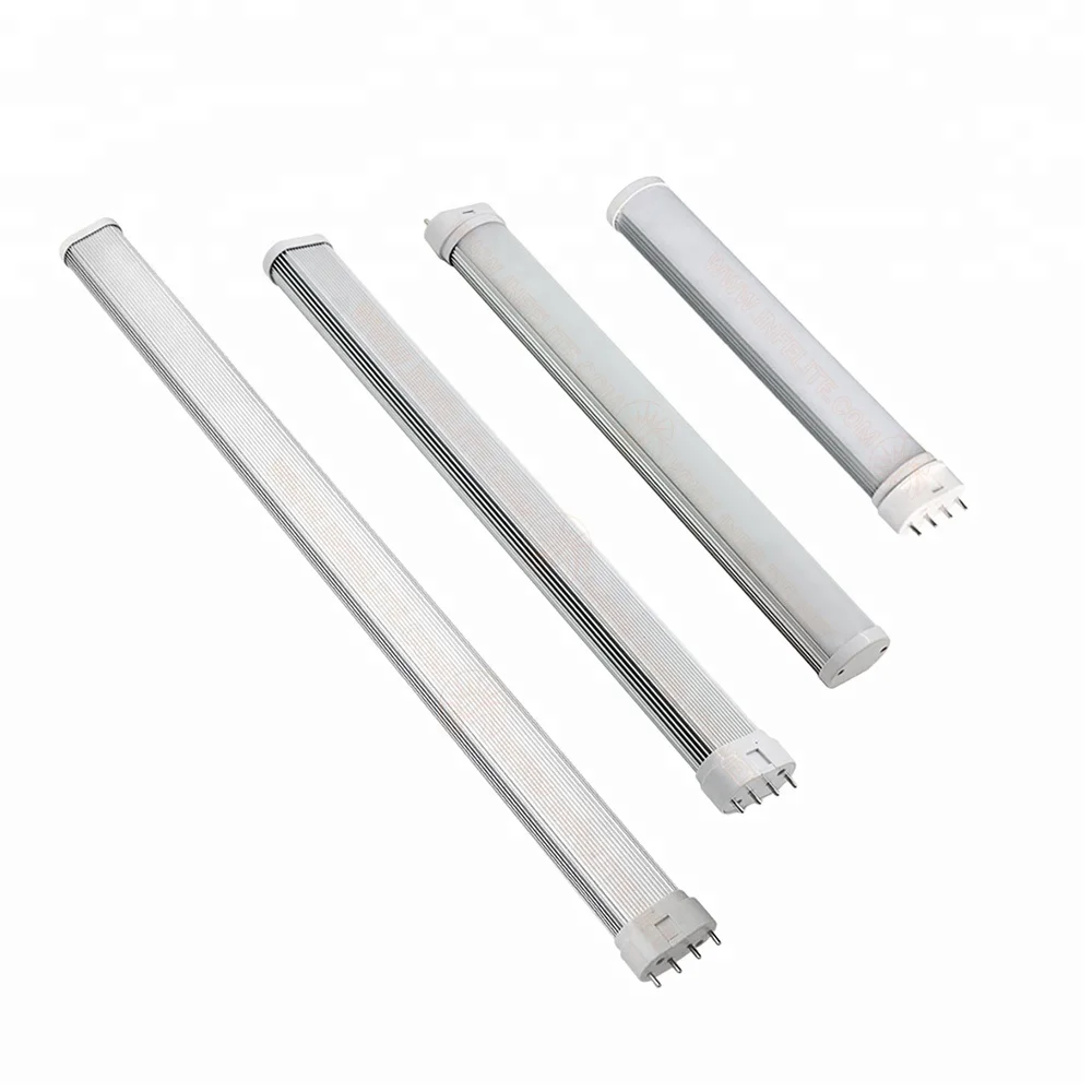 IN-2G11-18W 18 Watt SMD 2835 4Pin Bar LED Horizontal Plug Tube Lamp 12W 15W 18W 25W 2G11 LED Tube Light