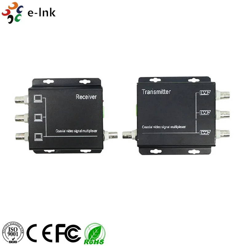  E-link 3ch видео мультиплексор с коаксиальным