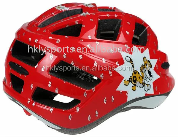 Shengtao Best Pirce ST500 18 Air Vent Cormic Pattern Bike Kids Helmet
