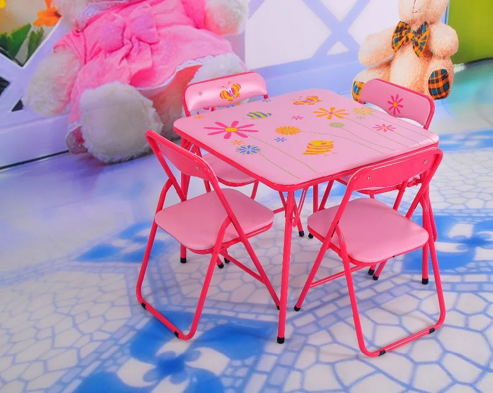 Kids Party Metal Folding Tables and Chairs Set