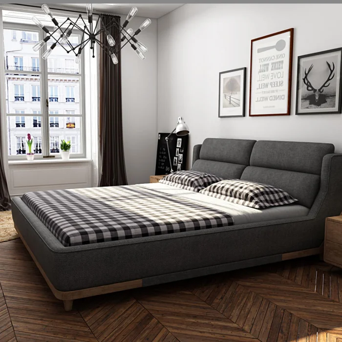 Best Sale Bedroom Furniture  Modern Soft Bed