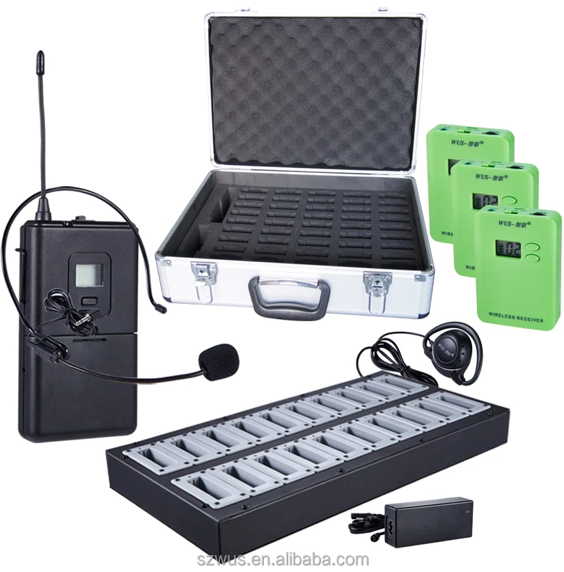 WUS069 Wireless in ear-hook  system for conference and church, school tourist devices, group guiding