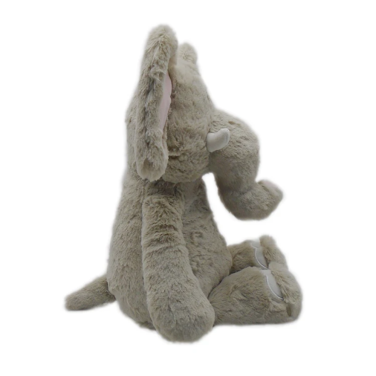 Handmade stuffed elephant plush toys with big pink ears for lovely gifts