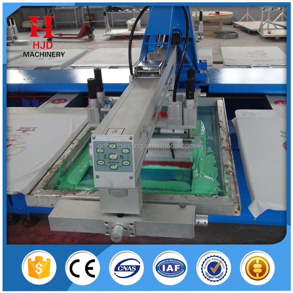 16 Color Automatic T-Shirt Silk Screen Printing Machine Price Good