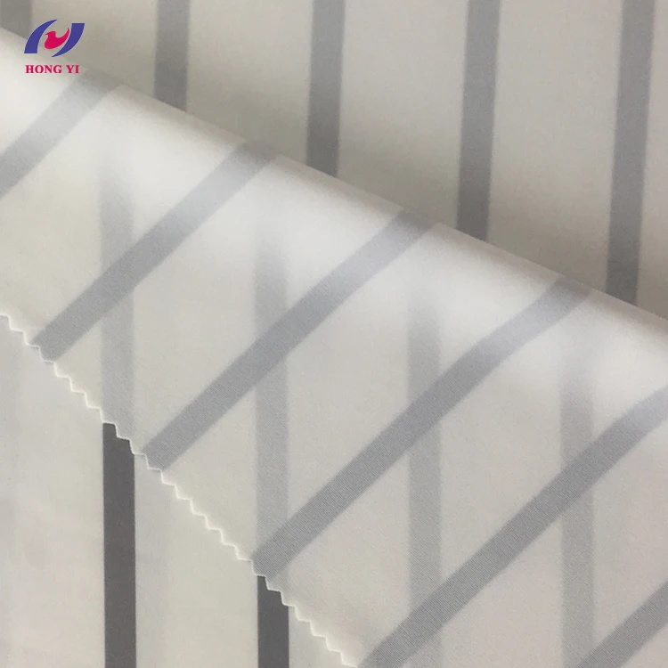 4 Way Stretch White Polyester Spandex Lycra Swimwear Fabric