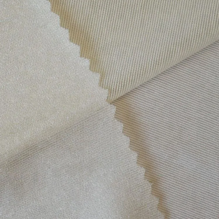 High Quality Anti-static Shiny Nylon Spandex Thin Strech Satin Tricot Knitting Fabric