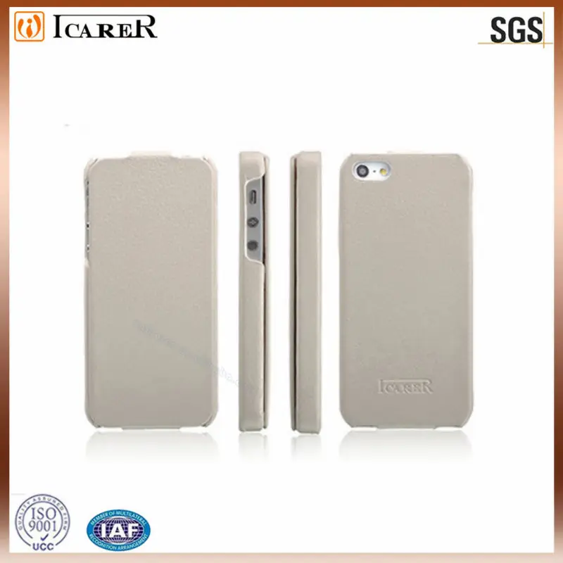 Themed PC leather white classic leather case for iphone5s