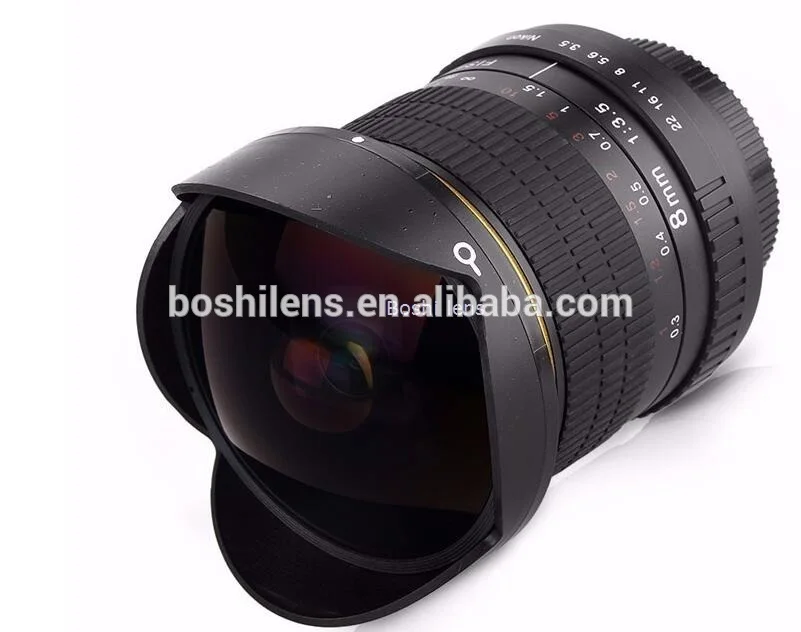 8.0mm F3.5 ultra wide angle fisheye lens for camera