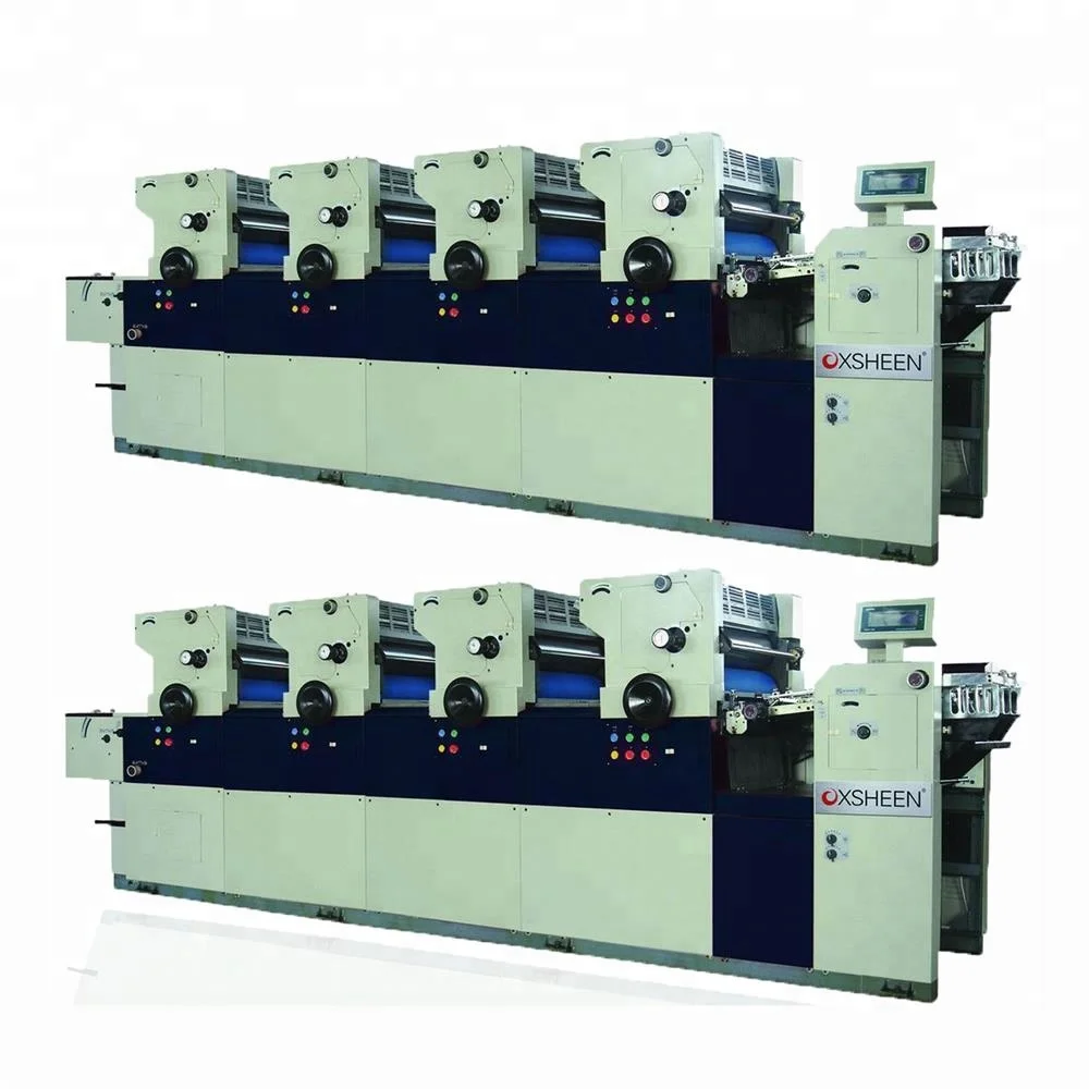 1028 four colors offset printing machine, plastic cup printer