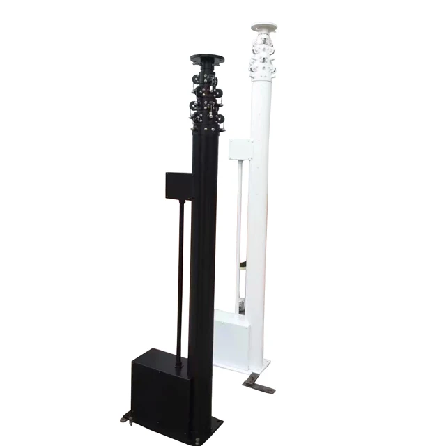 
Xuedian portable manual hand lifting winch pole telescopic mast 