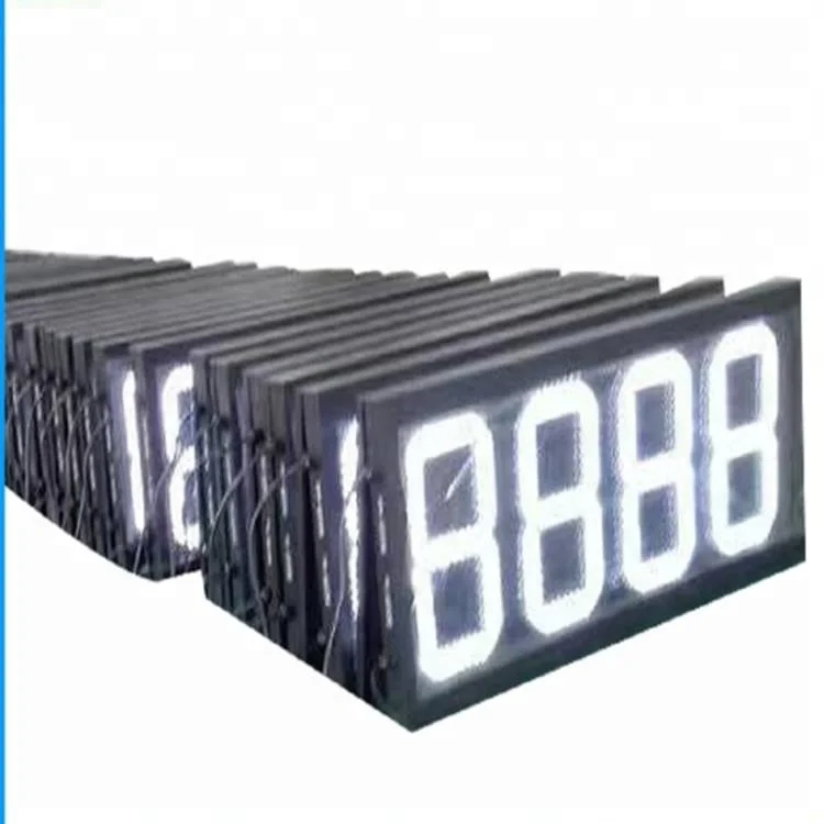 digital price display for gas stations sign, led gas fuel price changer display board