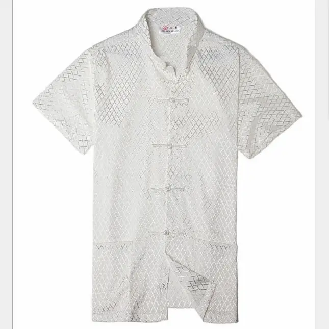 Новое поступление, Мужская традиционная китайская одежда с коротким рукавом, костюм для продажи