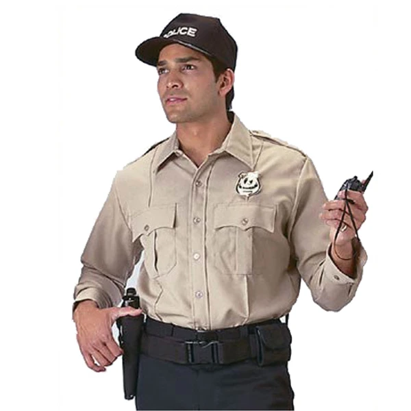 Высококачественная Мужская Защитная форма, охранная униформа для персонала с карманами