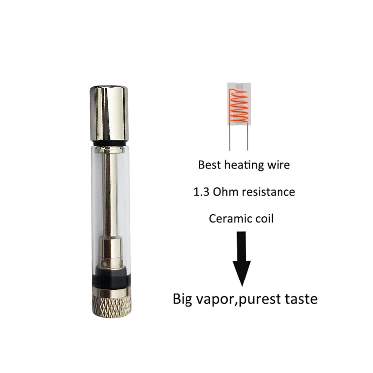 
2019 new cbd tank 0.5ml 1ml cbd cartridge ceramic cbd vape kit 