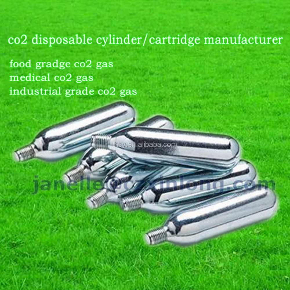 High Pressure Mini CO2 Cylinder Gas Cylinder 28g CO2 Cartridge