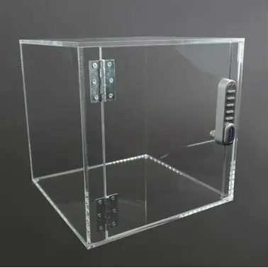 Clear Acrylic Lockable Safe