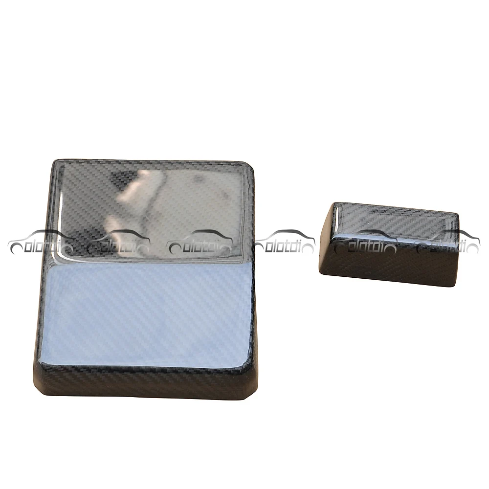 For Mitsubishi Lancer Evolution EVO 10 X Add Carbon Fiber Auto Engine Fuse Box Hood Cover 2Pcs 2008+