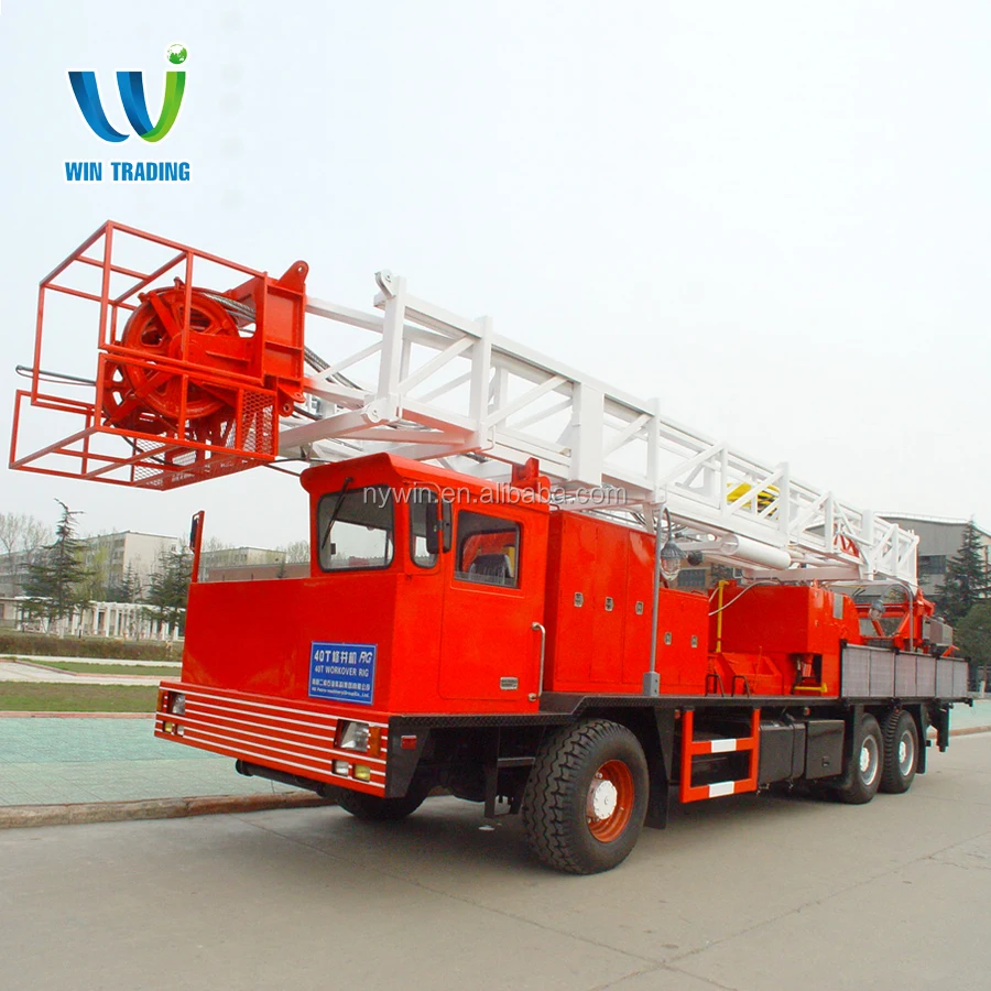 
RG API Standard Oil Field Oil and Gas Well Bore Hole Truck Mounted Mobile 250hp Drilling and Workover Rig 