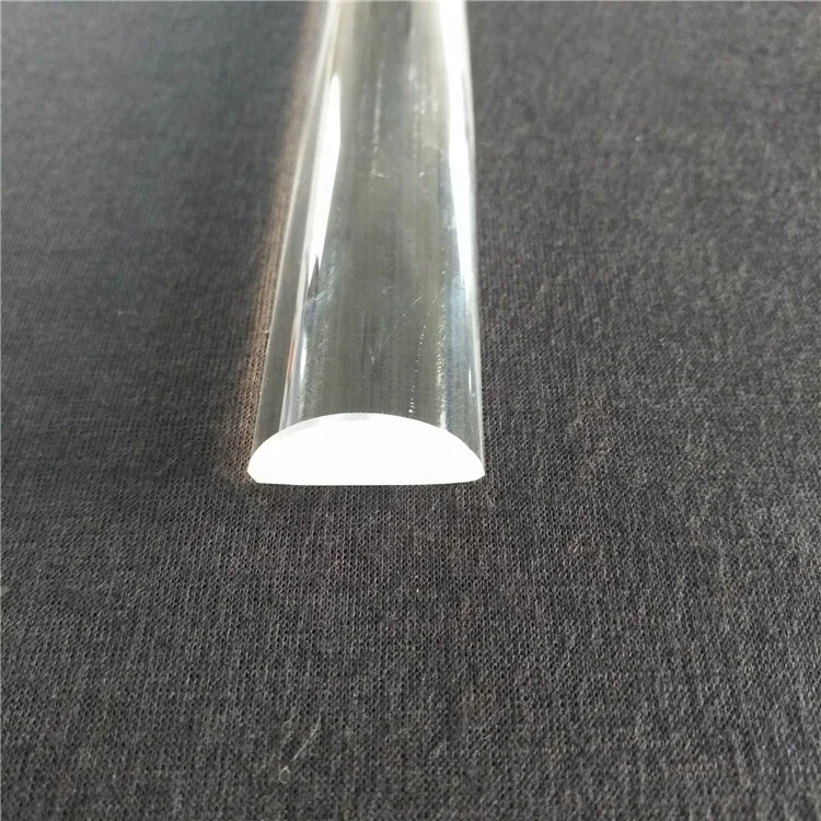 Half  round UV quartz  Rod