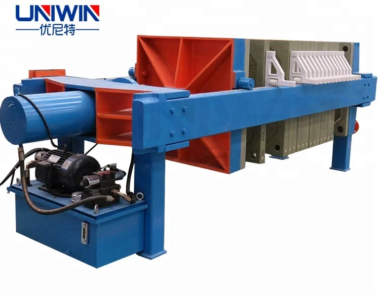 China Uniwin automatic membrane filter press for corn oil with driest oil cake