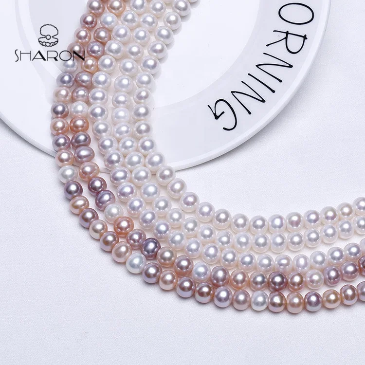 
Big Size Pearl 10-11mm Grade AA Near Round Fashion Decorative Pearl For Clothes 