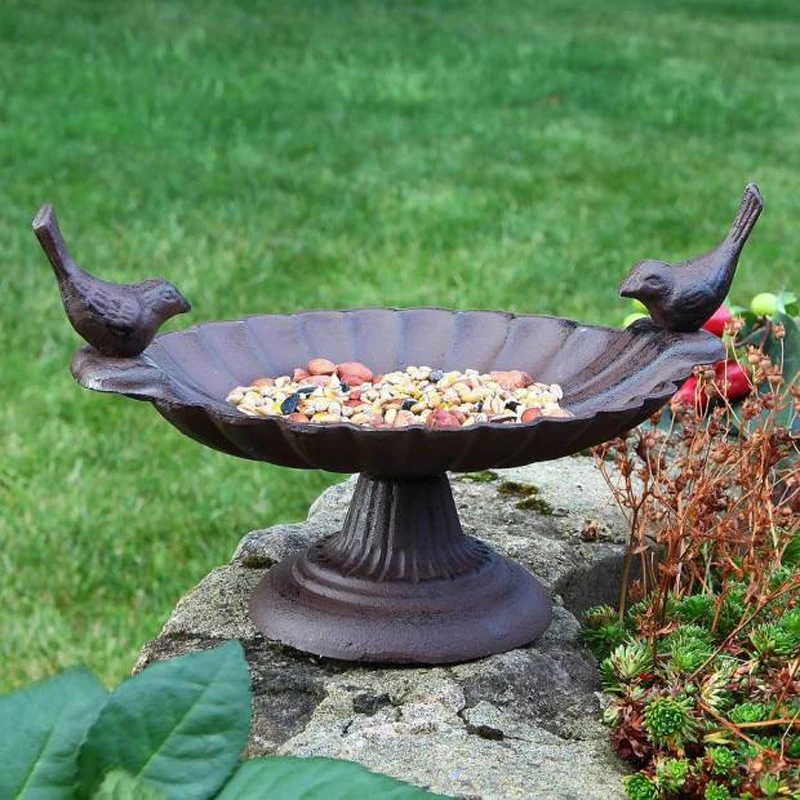Antique Cast iron Hanging Bird Bath For Sale