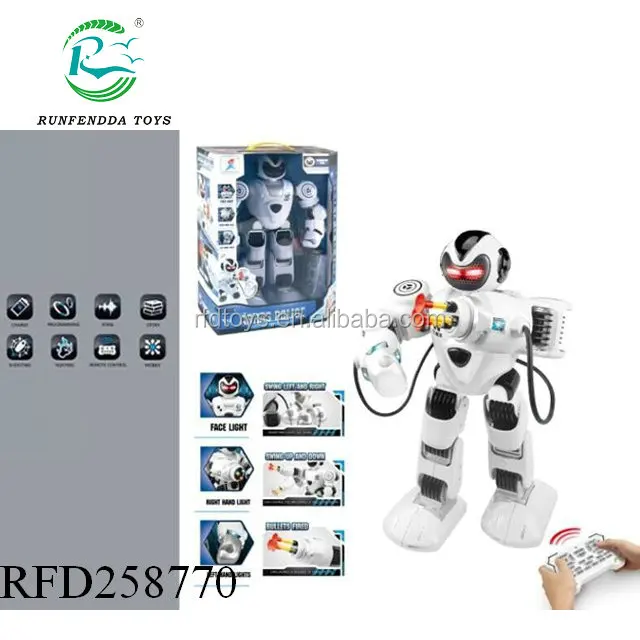 Multifunctional Electric Remote Control Dancing Robot Shooting Game For Kids