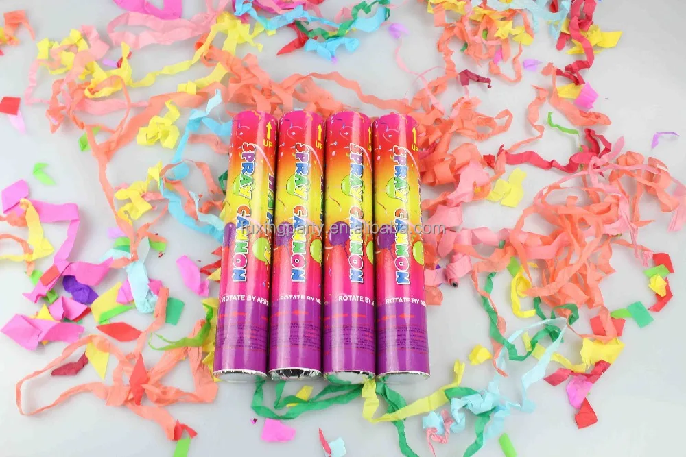 Birthday party popper confetti shooter no fireworks party popper